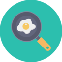 egg,food and restaurant,kitchenware,frying pan,pan,breakfast,fried egg